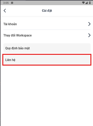 Support contact details